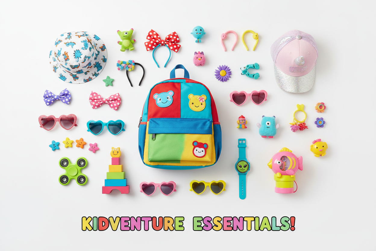 generate product category image for kids accessories 