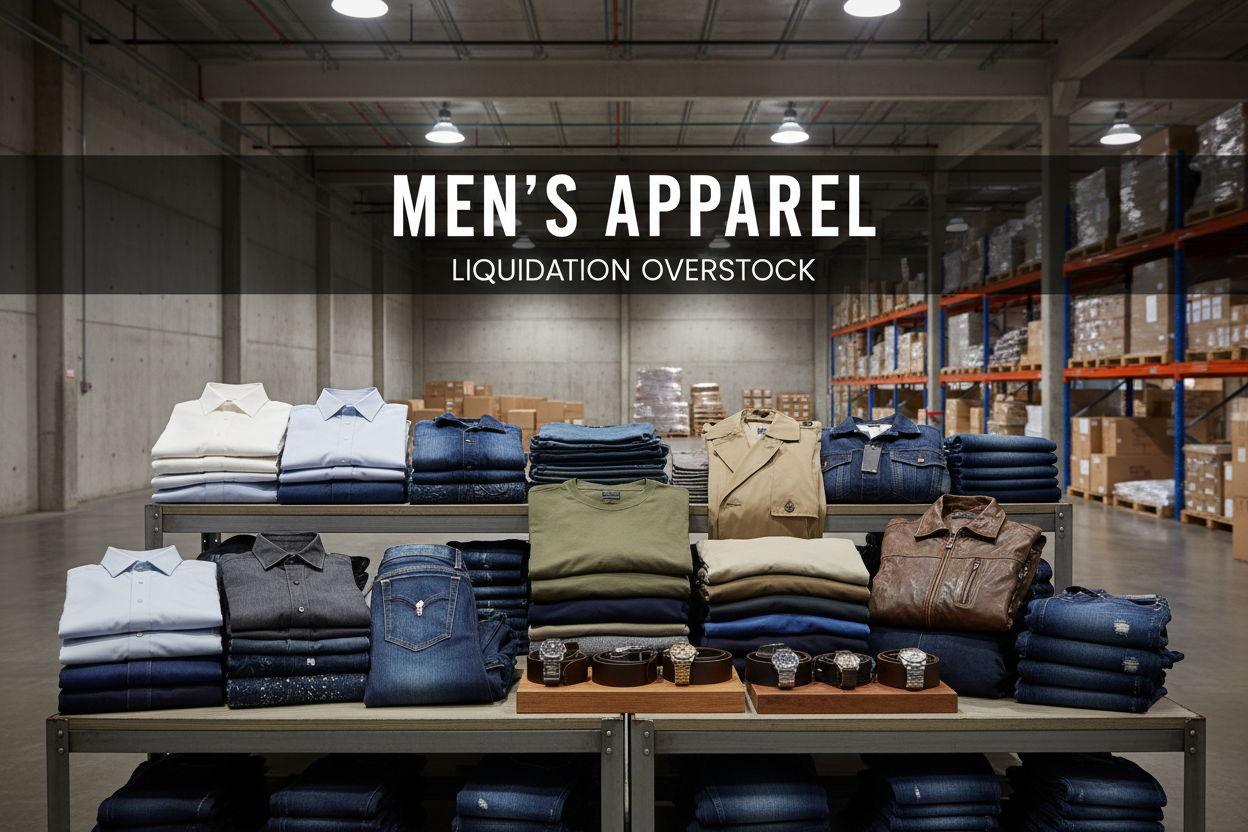 generate product category picture for men apparel 